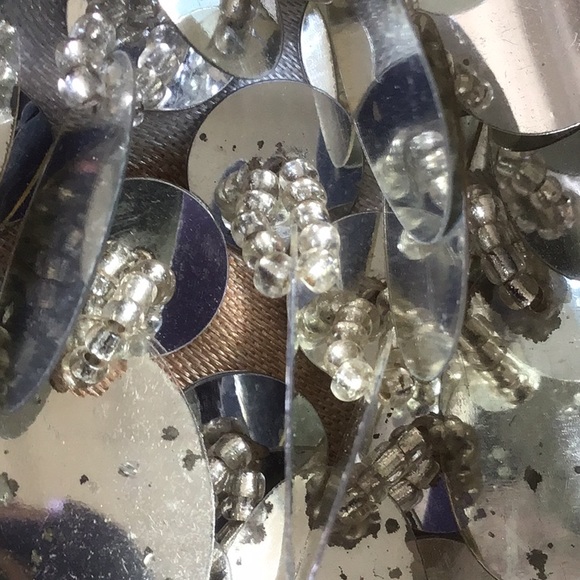 SILVER PAILETTE EVENING BAG. - Picture 13 of 13